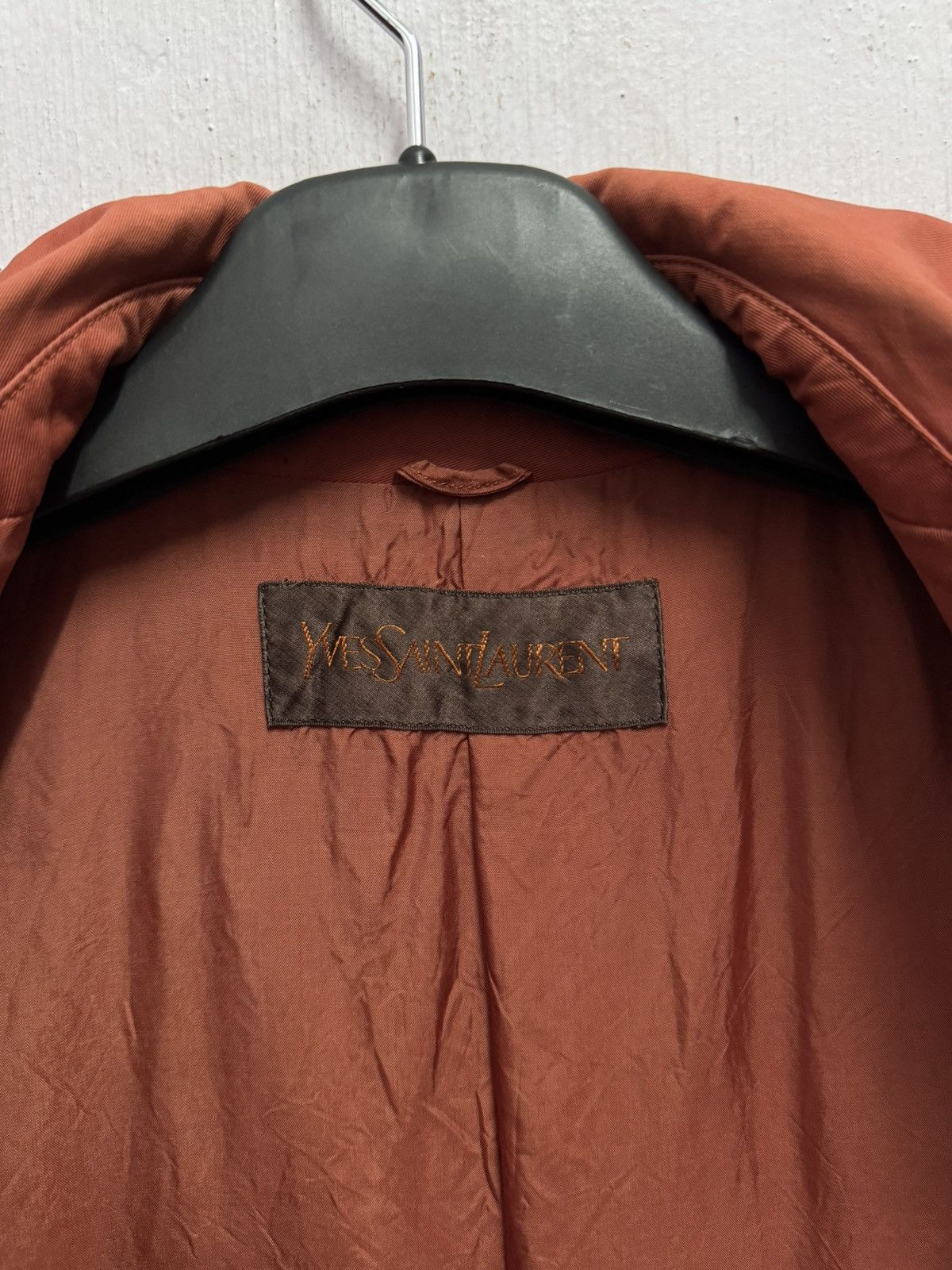 Yves Saint Laurent Yves Saint Laurent Double Breast Trench Coat Size S / US 4 / IT 40 - 21 Thumbnail