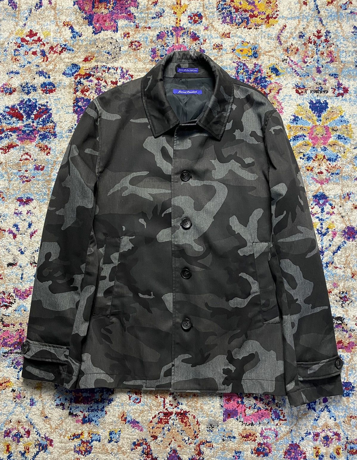 Journal Standard Journal Standard 5 Button Camoflage Workwear Blazer Jacket Size US L / EU 52-54 / 3 - 1 Thumbnail