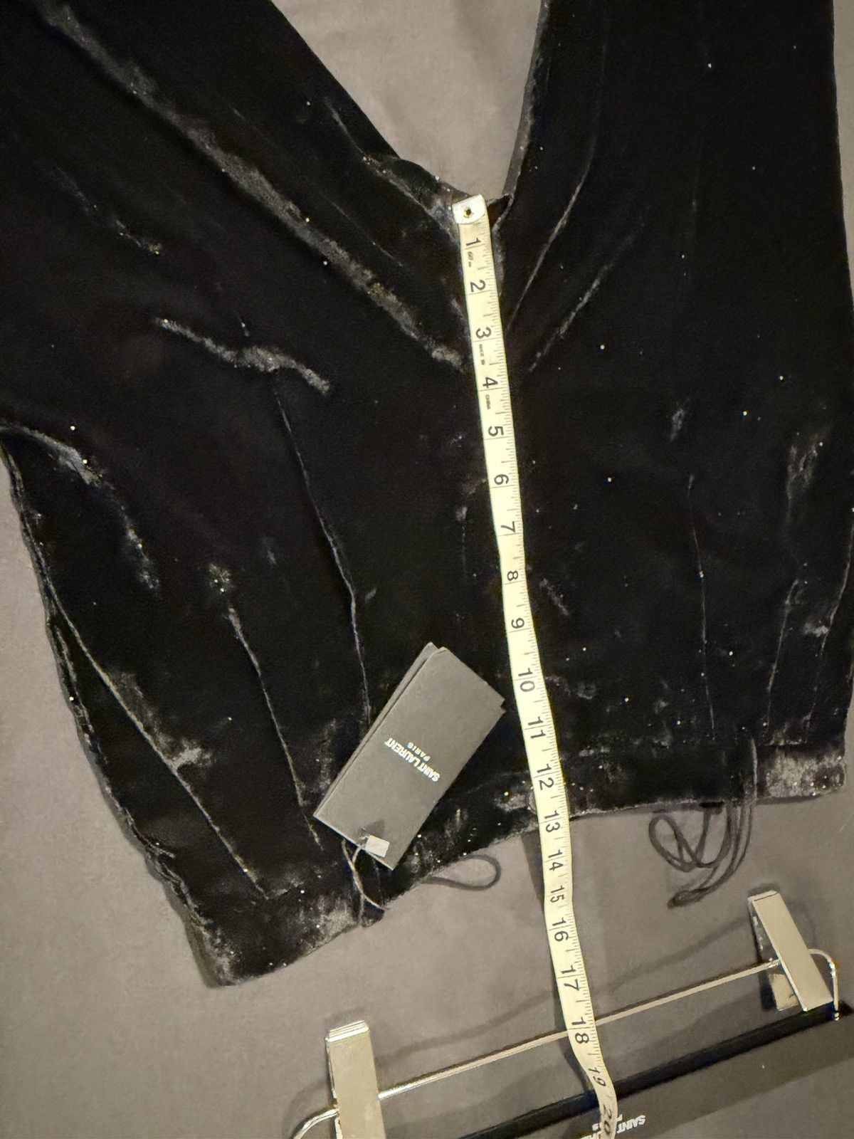 Saint Laurent Paris Saint Laurent mens velvet sparkling pants. 46/32. $1650 Size 46R - 6 Thumbnail