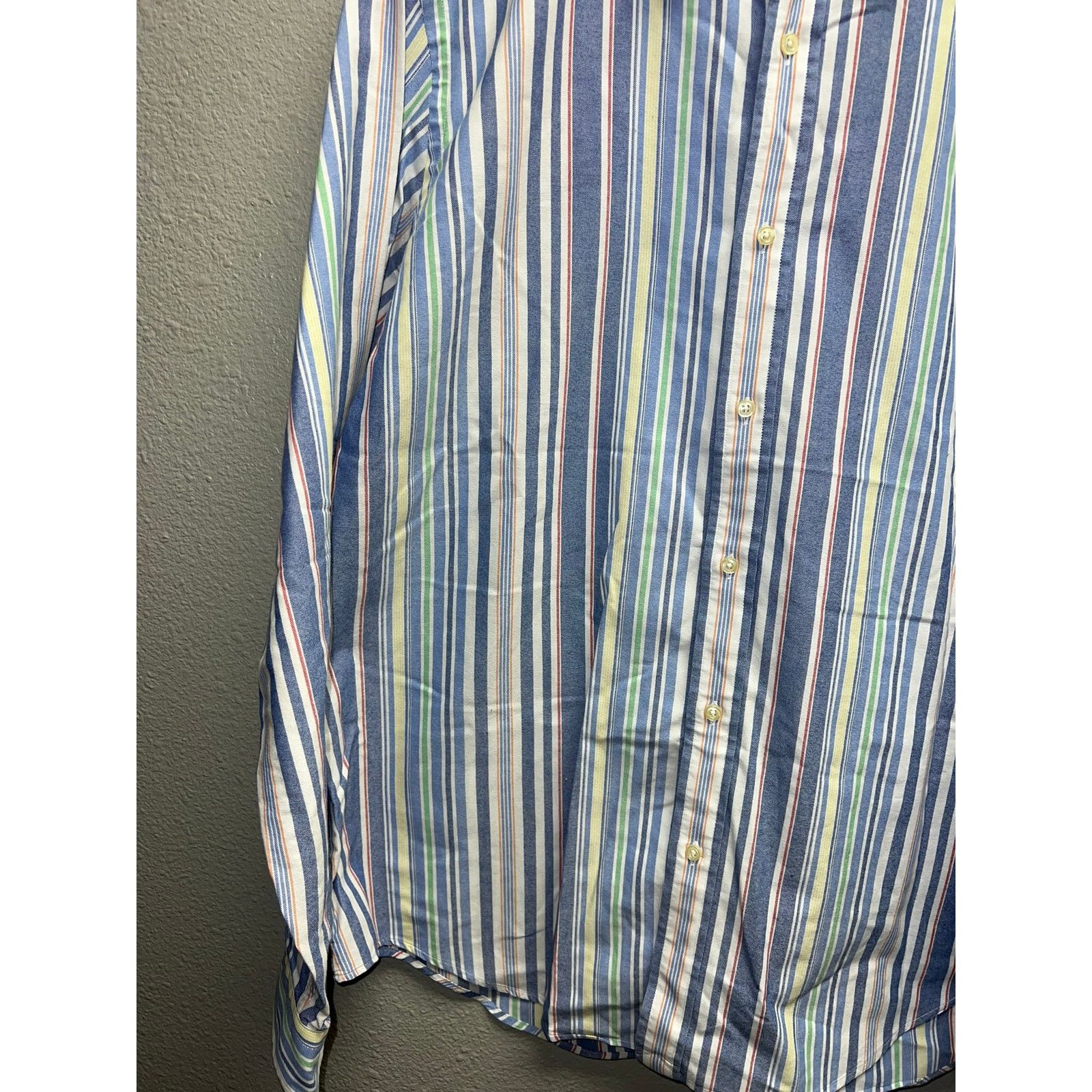 Polo Ralph Lauren Polo Ralph Lauren Button Up Shirt Pony Oxford Stripe PRL XL Size US XL / EU 56 / 4 - 5 Thumbnail