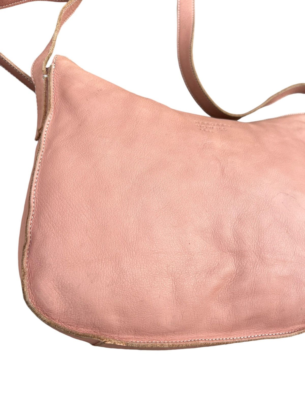 Leather Vintage Margaret Howell Scratches Patina Cowhide Leather Bag Size ONE SIZE - 8 Thumbnail