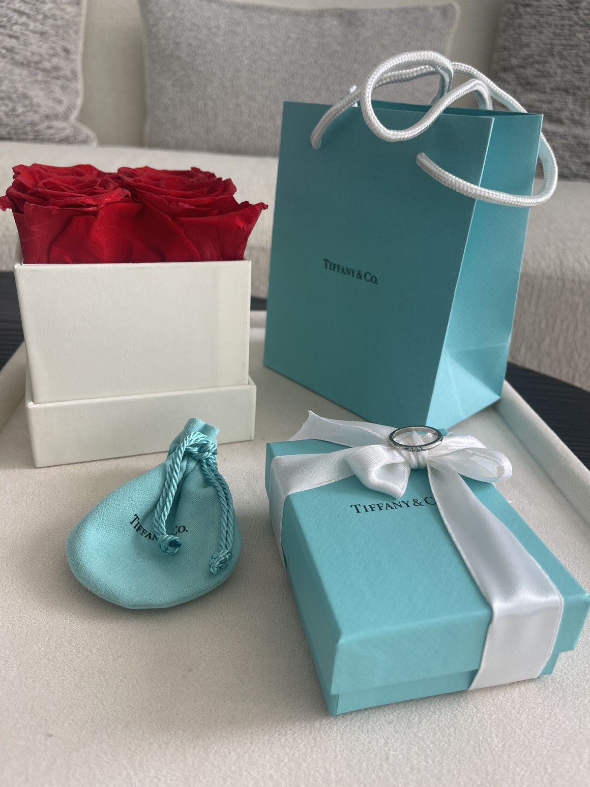 Tiffany & Co. Tiffany & Co. Forever Ring Platinum Diamonds 5.25 $1850 Size ONE SIZE - 3 Thumbnail