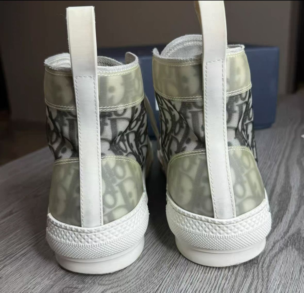 Dior Dior B23 Oblique High Top Sneakers Size 40 Size US 10 / EU 43 - 4 Thumbnail