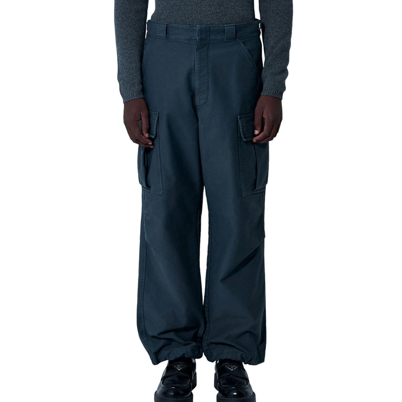 Prada PRADA Dark Gray Cargo Pants New & Authentic (Men's size:US 3 Size US 32 / EU 48 - 1 Thumbnail