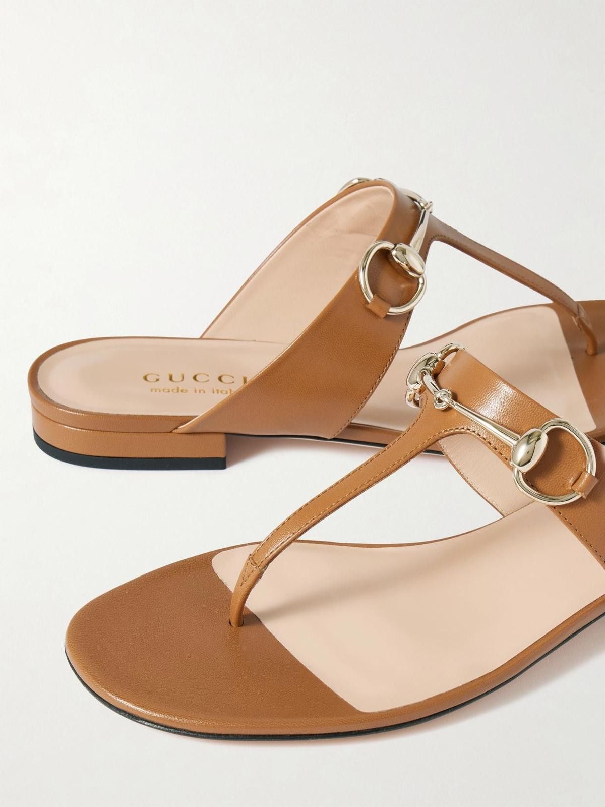 Gucci Gucci Horsebit Thong Sandals Size US 7.5 / IT 37.5 - 3 Thumbnail
