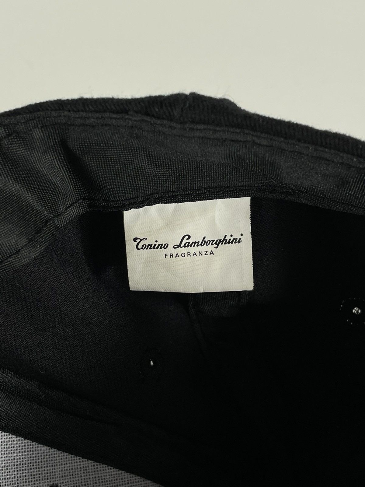 Lamborghini × Vintage Black Vintage Retro Y2k 00s Lamborghini Cap Hat Size ONE SIZE - 9 Thumbnail