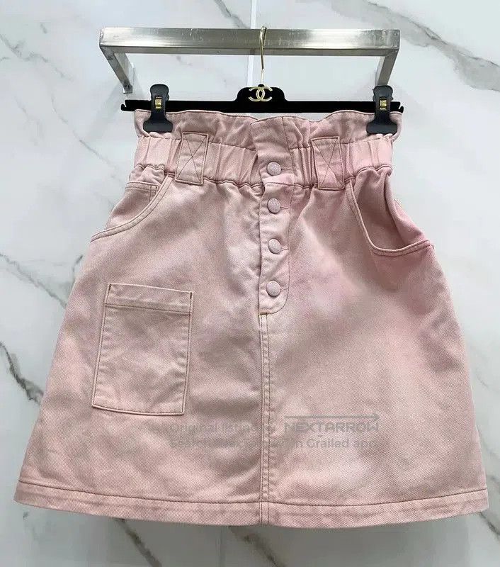 Louis Vuitton Fendi Pink Cotton Women's Skirt . Size 23" - 3 Thumbnail