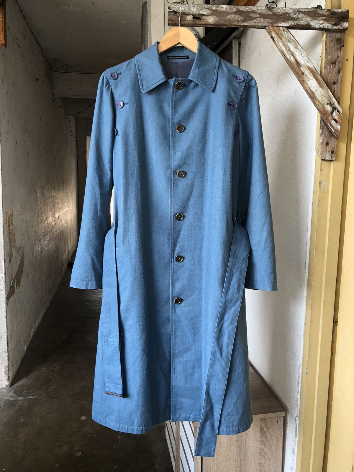Yohji Yamamoto Vintage Yohji Yamamoto 2 in 1 Long Coat Size US S / EU 44-46 / 1 - 1 Thumbnail