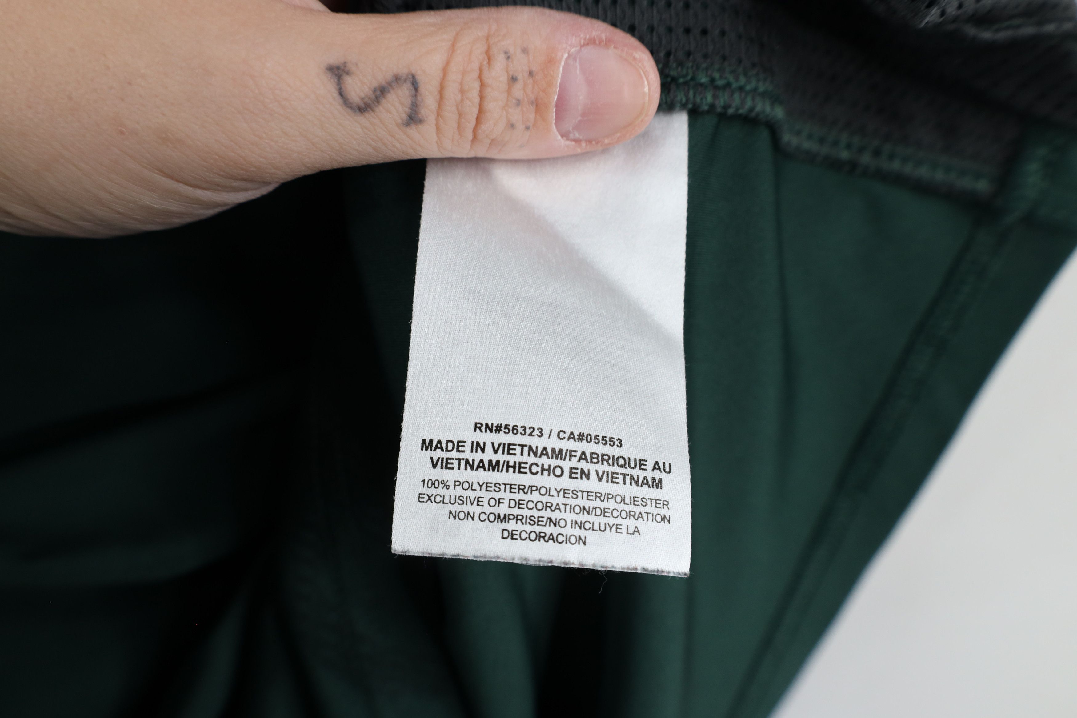 Nike × Vintage Nike Michigan State University Short Sleeve T-Shirt Green Size US L / EU 52-54 / 3 - 10 Thumbnail