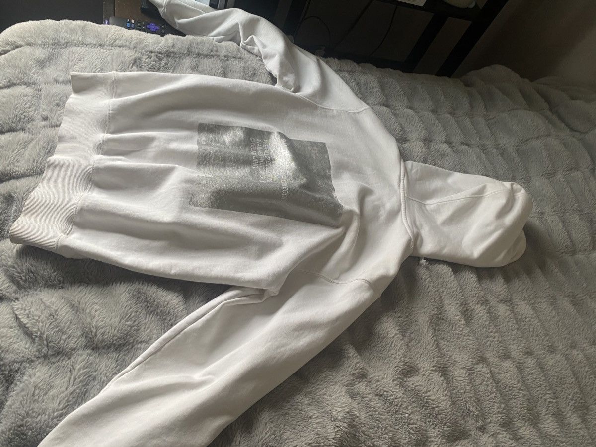 Helmut Lang Helmut Lang white cotton hoodie Size US M / EU 48-50 / 2 - 5 Thumbnail