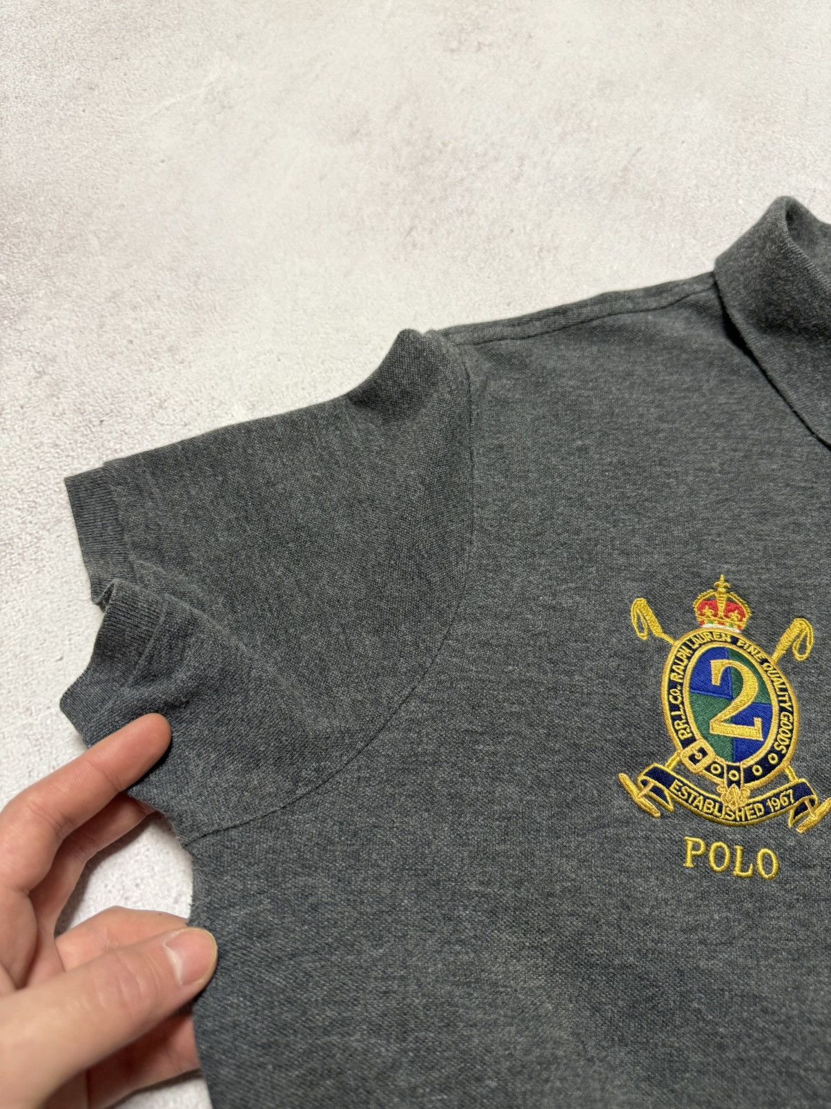 Polo Ralph Lauren × RRL Ralph Lauren × Vintage Polo Ralph Lauren Polo T Shirt Big Logo Mens M size Size US M / EU 48-50 / 2 - 6 Thumbnail