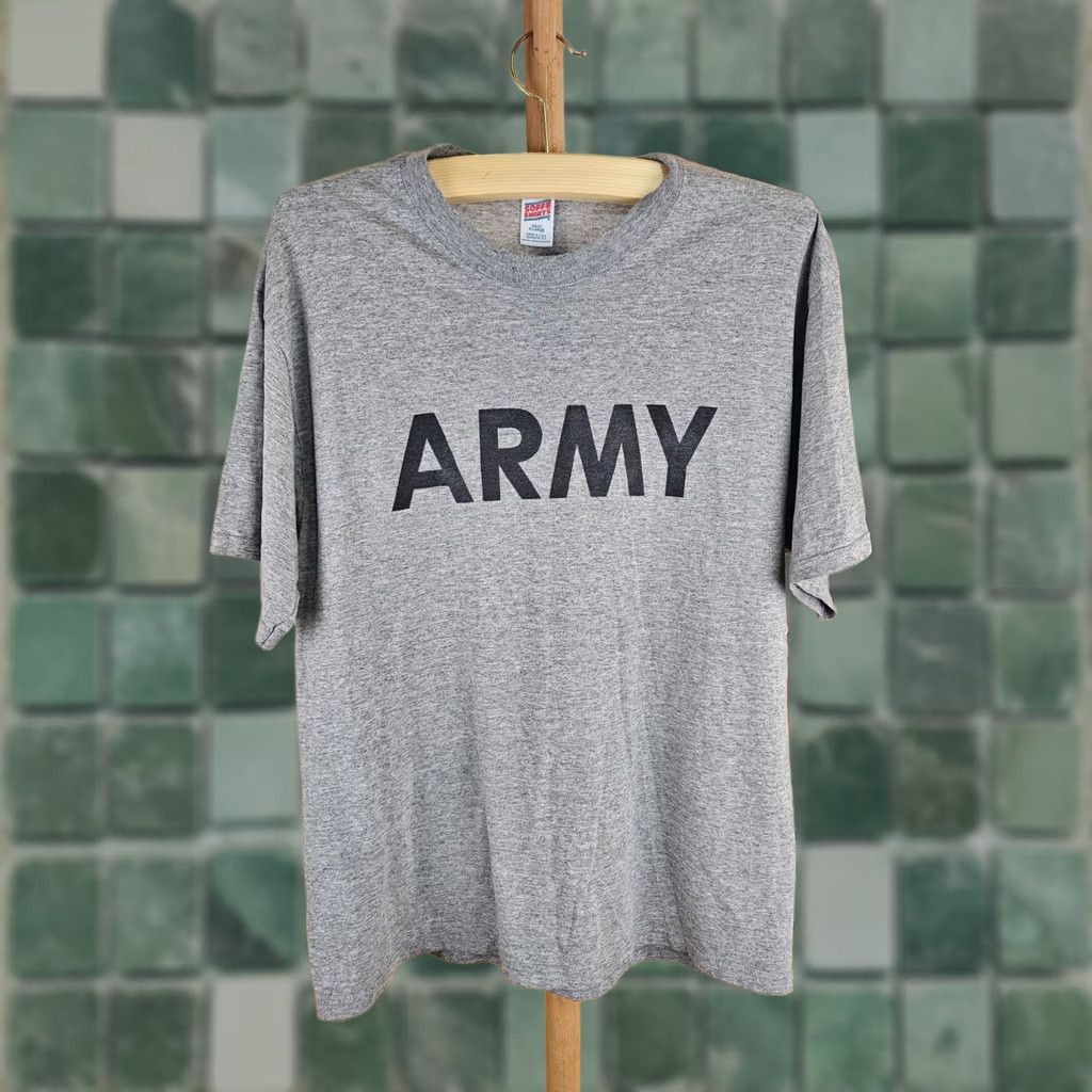 Soffe VINTAGE 90' USA ARMY Gray Soffe T-Shirt SZ XLARGE Shirt Mens Size US XL / EU 56 / 4 - 1 Thumbnail