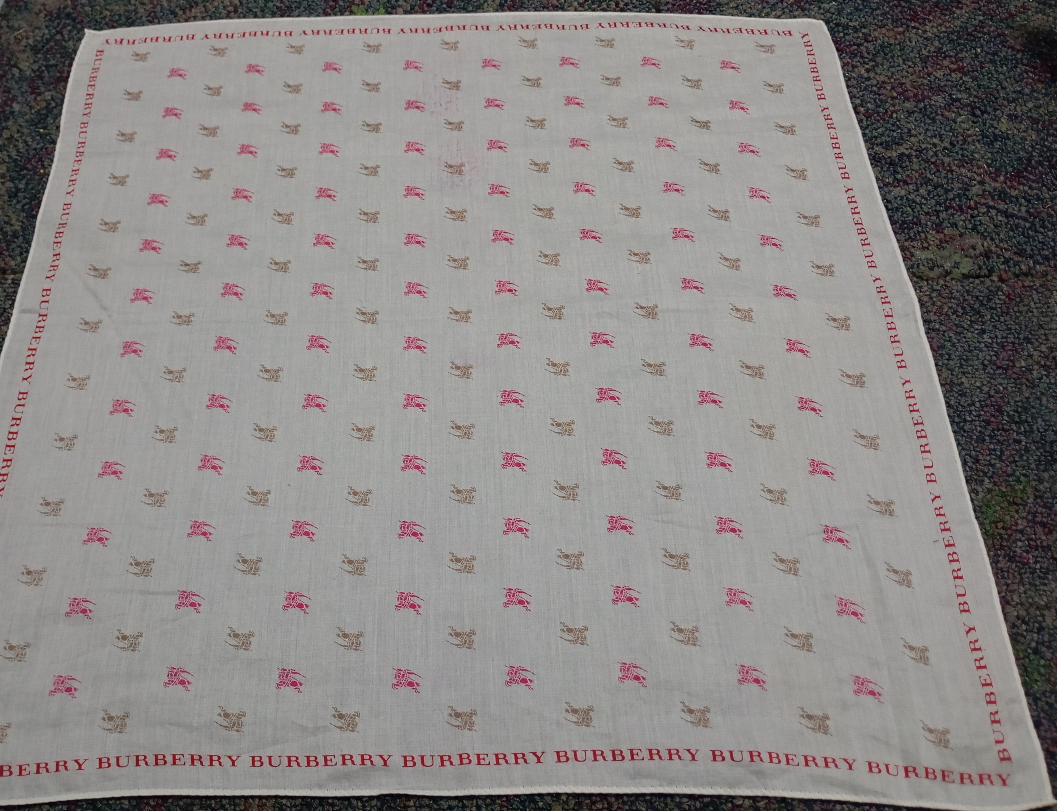 Burberry × Vintage Burberry Paisley Bandana Handkerchief Pocketsquare Size ONE SIZE - 1 Thumbnail