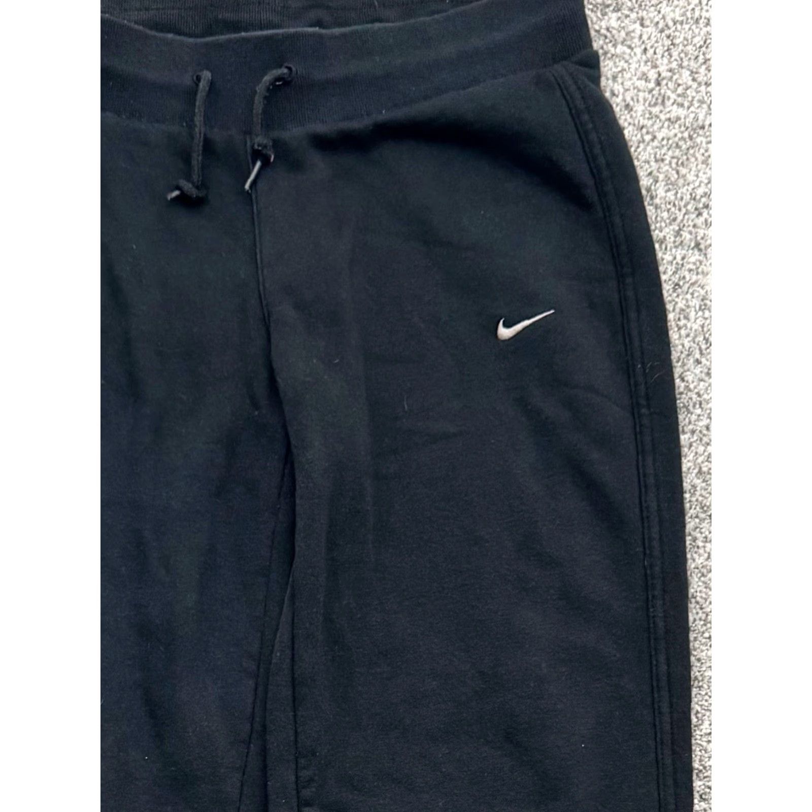 Nike VINTAGE Nike The Athletic Dept Drill Pants XS Sweatpants Drawstring Black Streetwear Swoosh Men Boys Mens Size US 27 - 2 Thumbnail