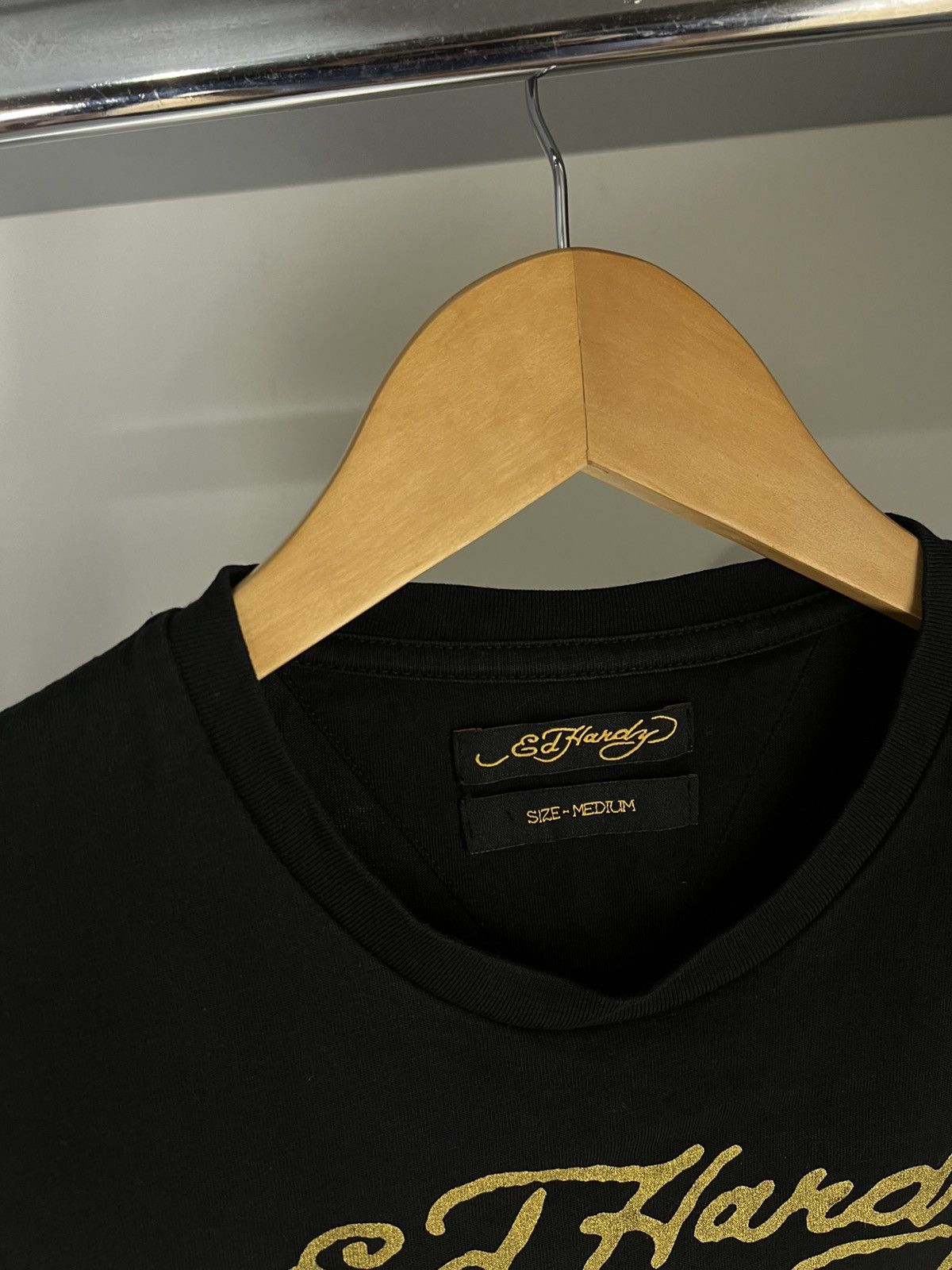 Ed Hardy VINTAGE EX HARDY BY CHRISTIAN PISTON HEAD DESIGNER Y2K 90s Size US M / EU 48-50 / 2 - 13 Thumbnail