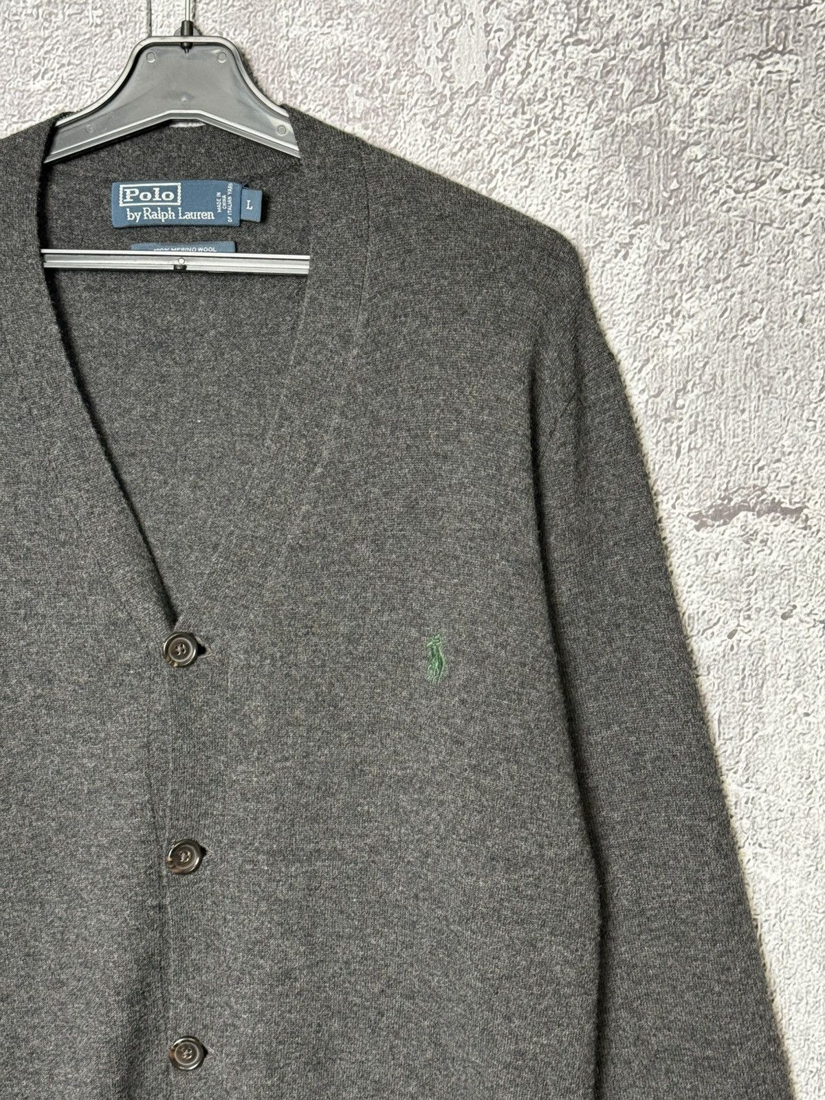 Polo Ralph Lauren Polo Ralph Lauren Cardigan Sweater Merino Wool Elbow Patch Size US L / EU 52-54 / 3 - 7 Thumbnail