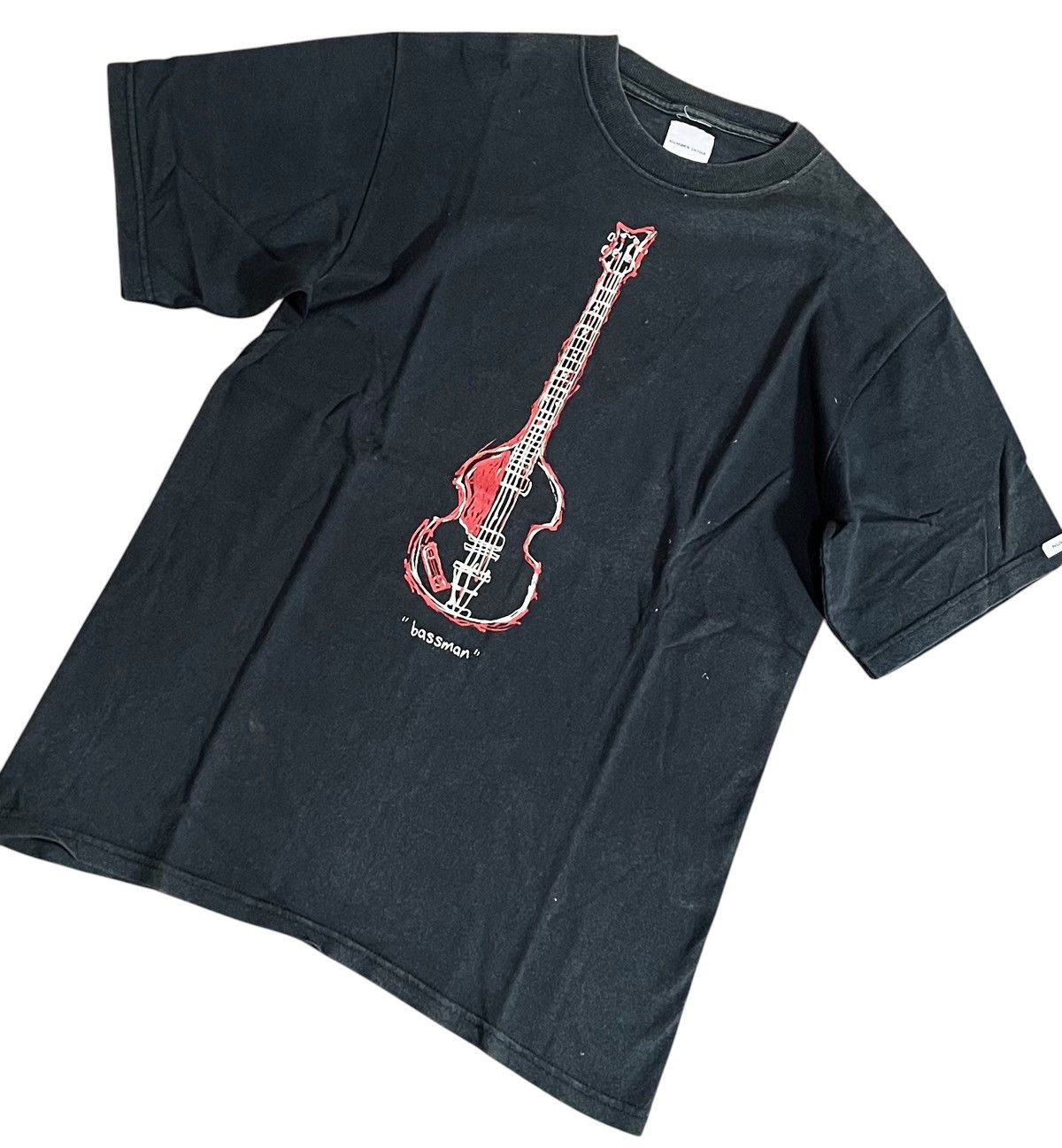 Number (N)ine Vintage number (n)ine “bassman” washed black tee Size US S / EU 44-46 / 1 - 2 Thumbnail