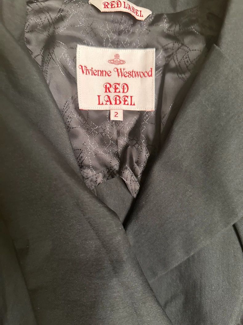 Vivienne Westwood Vivienne Westwood size2 A black trench coat with red markin Size XS / US 0-2 / IT 36-38 - 6 Thumbnail
