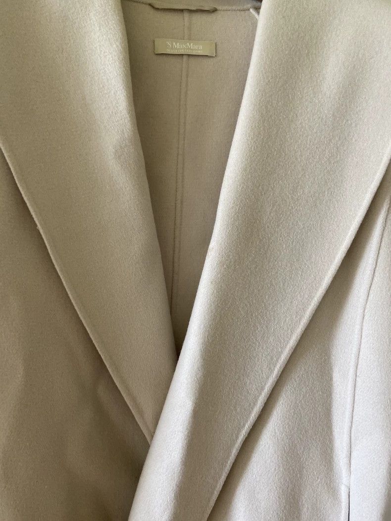 Max Mara Max Mara Wool coat White coat Size M / US 6-8 / IT 42-44 - 5 Thumbnail