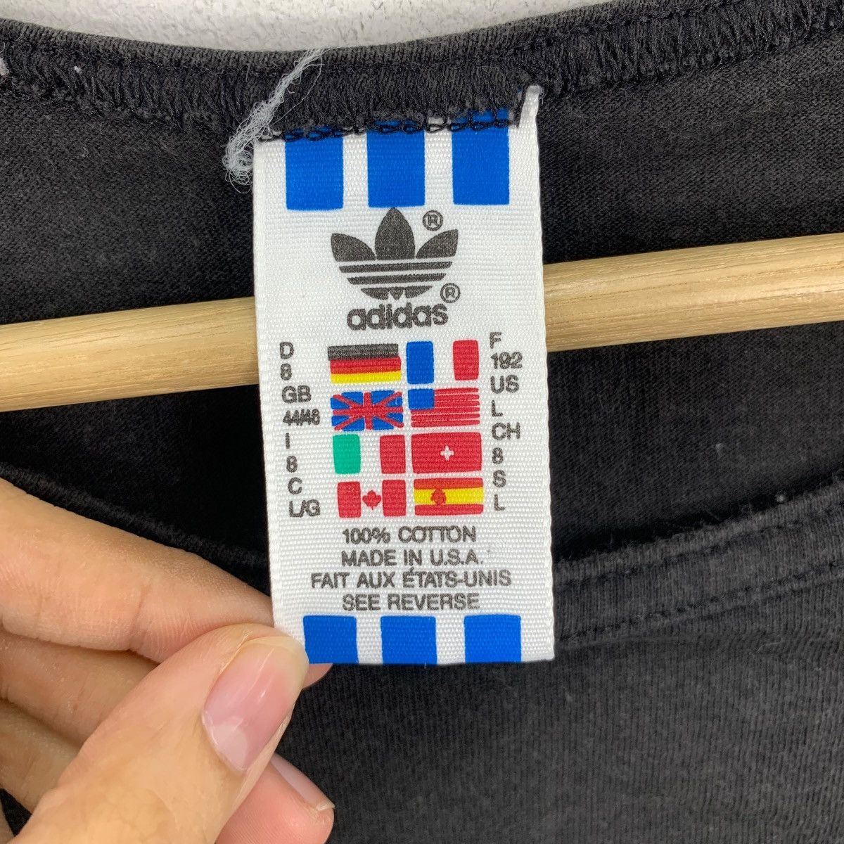 Adidas Vintage 90’ ADIDAS ORIGINALS TREFOIL Double Sided Tank Top Size US L / EU 52-54 / 3 - 6 Thumbnail