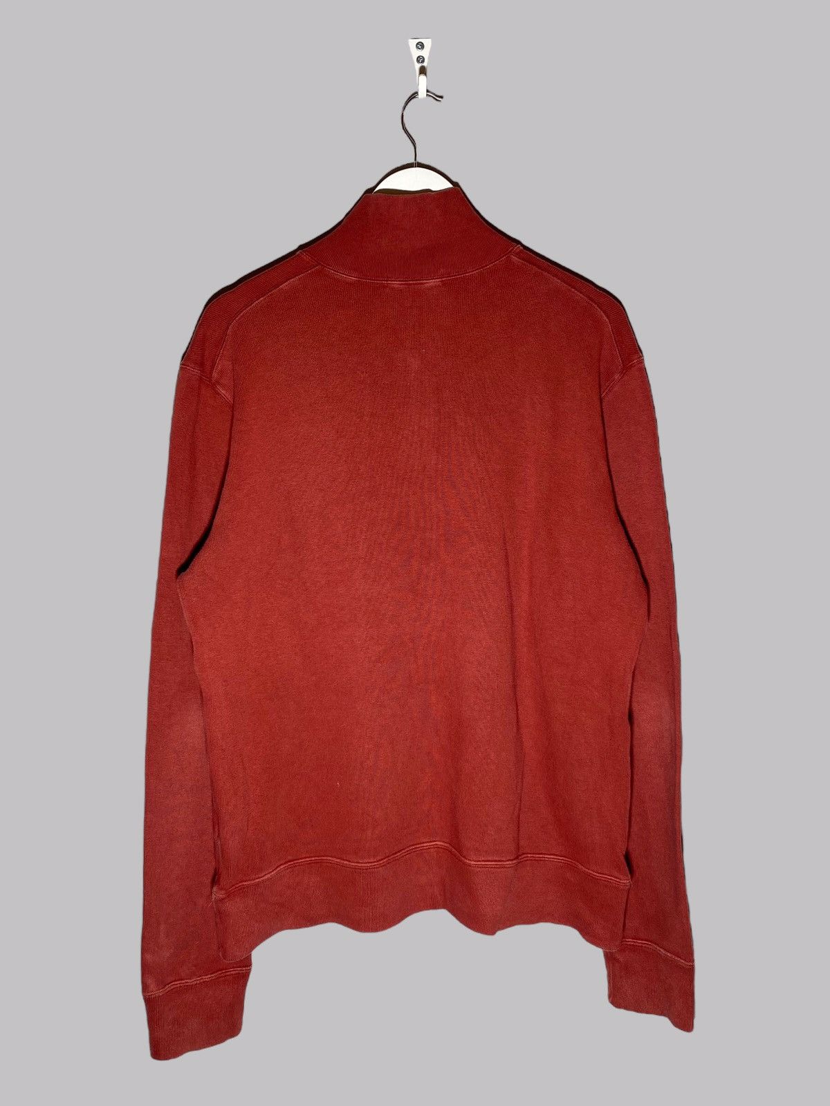 Stone Island × Vintage Stone Island Sweatshirt Pullover 1/3 Zip Button Up Size US XL / EU 56 / 4 - 2 Thumbnail
