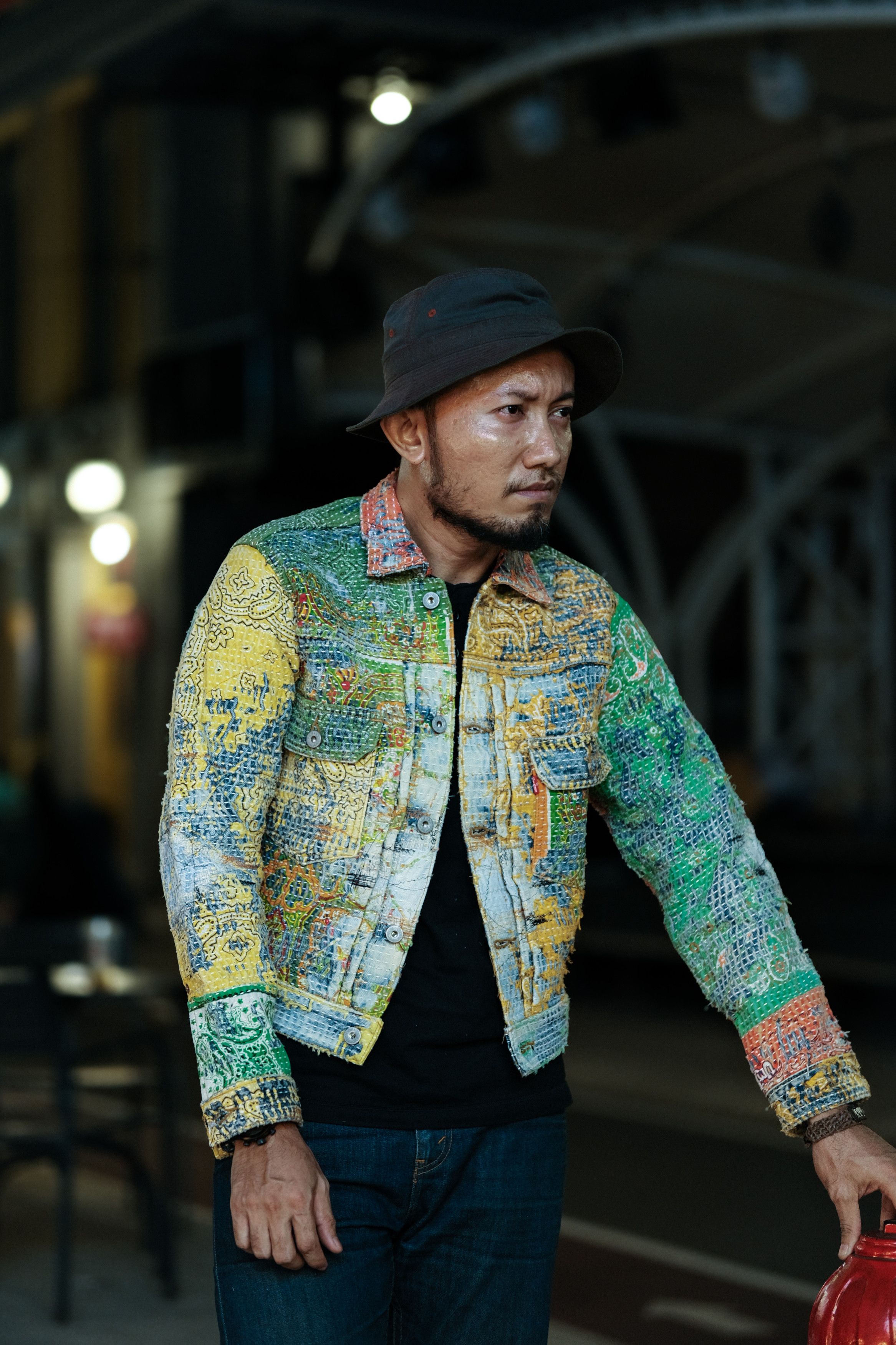 Levi's Jacket Levis 507 Vintage Selvedge Custom Sashiko Sorosjacket Size US M / EU 48-50 / 2 - 4 Thumbnail
