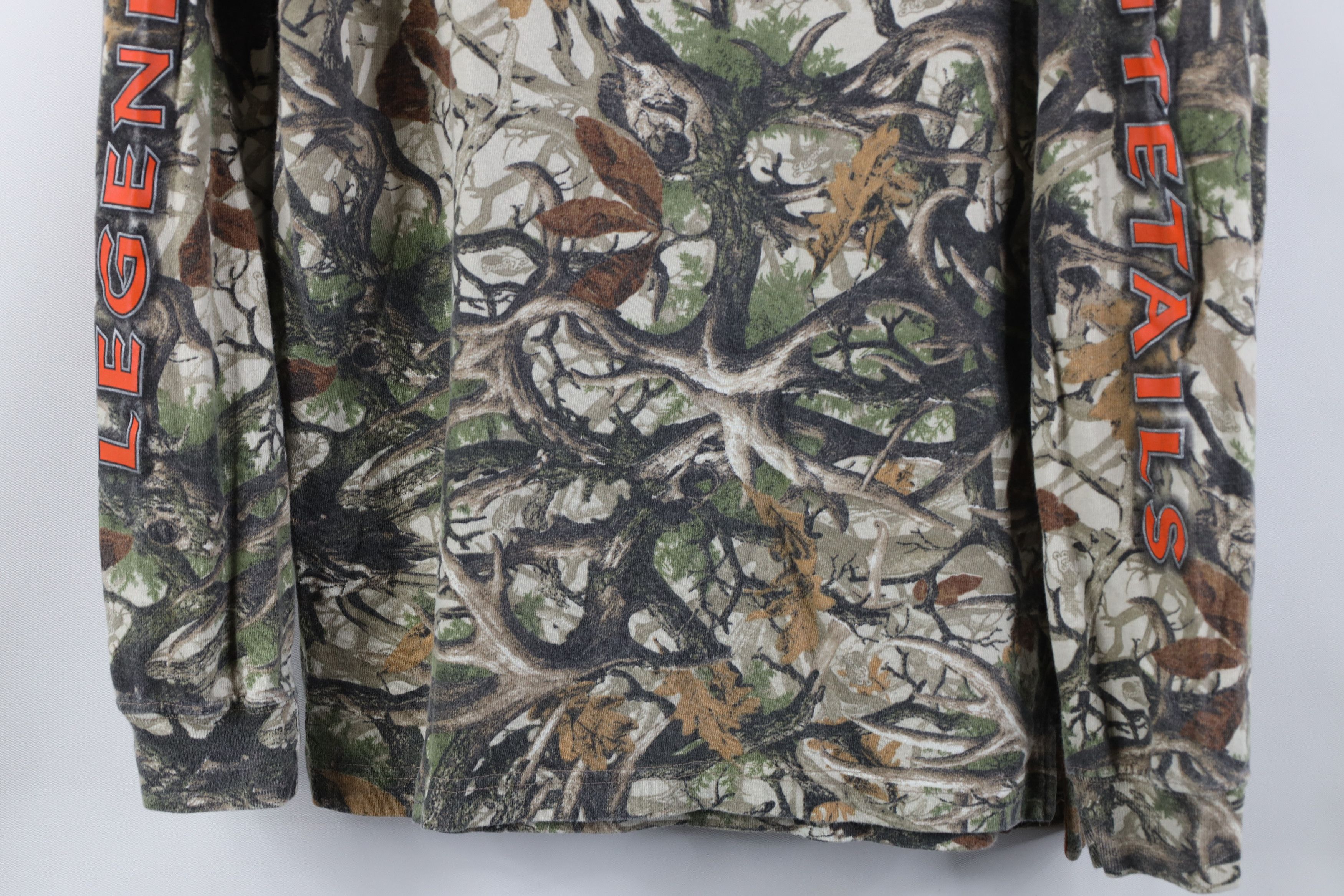 Vintage Vintage Y2K Streetwear Antler Camouflage Long Sleeve T-Shirt Size US S / EU 44-46 / 1 - 3 Thumbnail