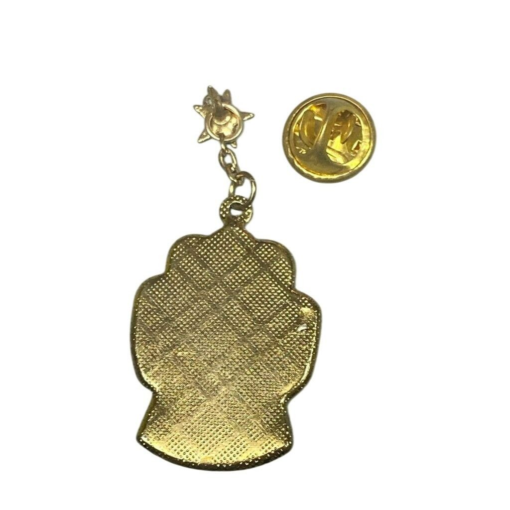 Other Vintage Enamel Angel Charm Dangle Pin Brooch Silver-Tone Sta Size ONE SIZE - 5 Thumbnail