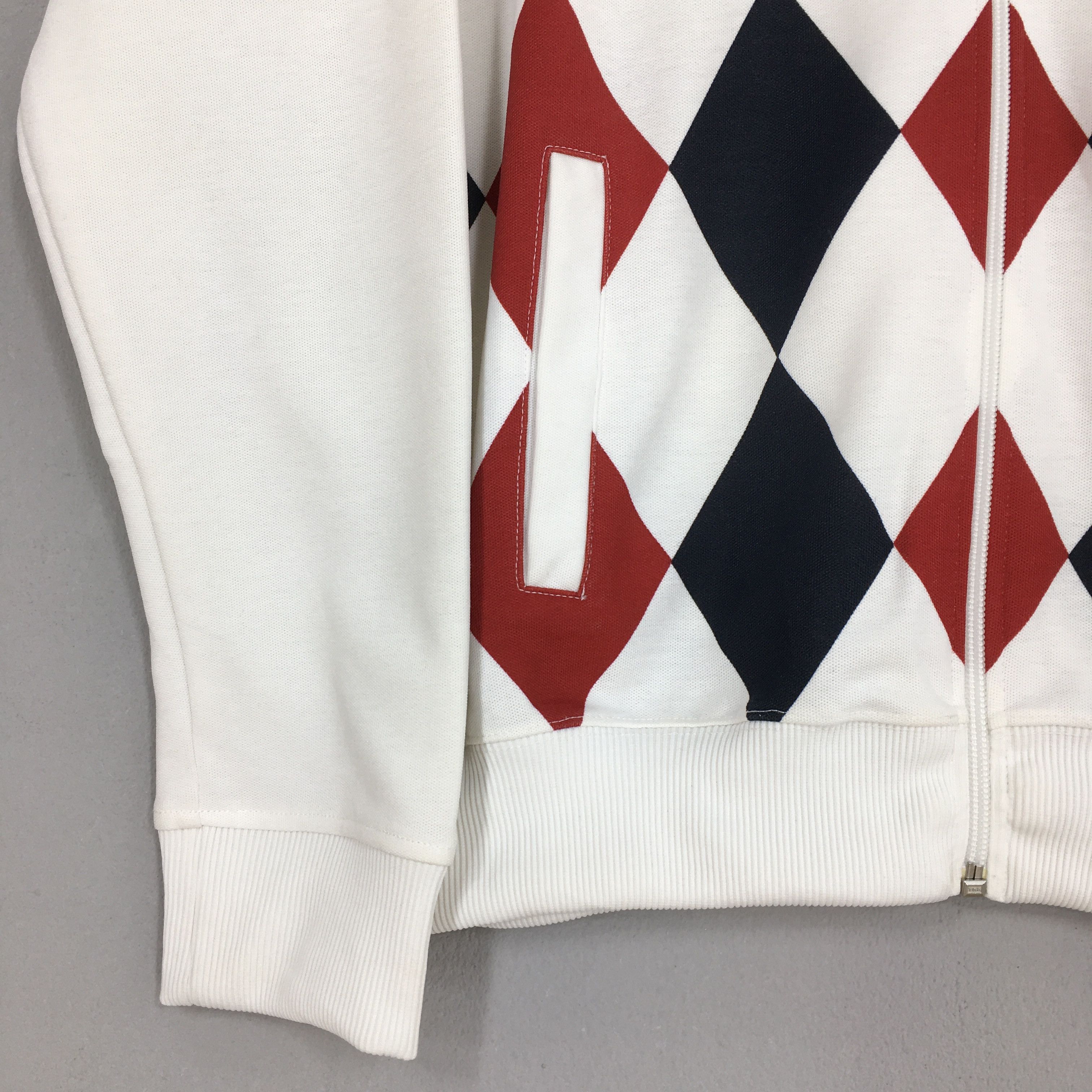 Fred Perry Vintage Fred Perry Checkered Zipper Sweater Small Size US S / EU 44-46 / 1 - 4 Thumbnail