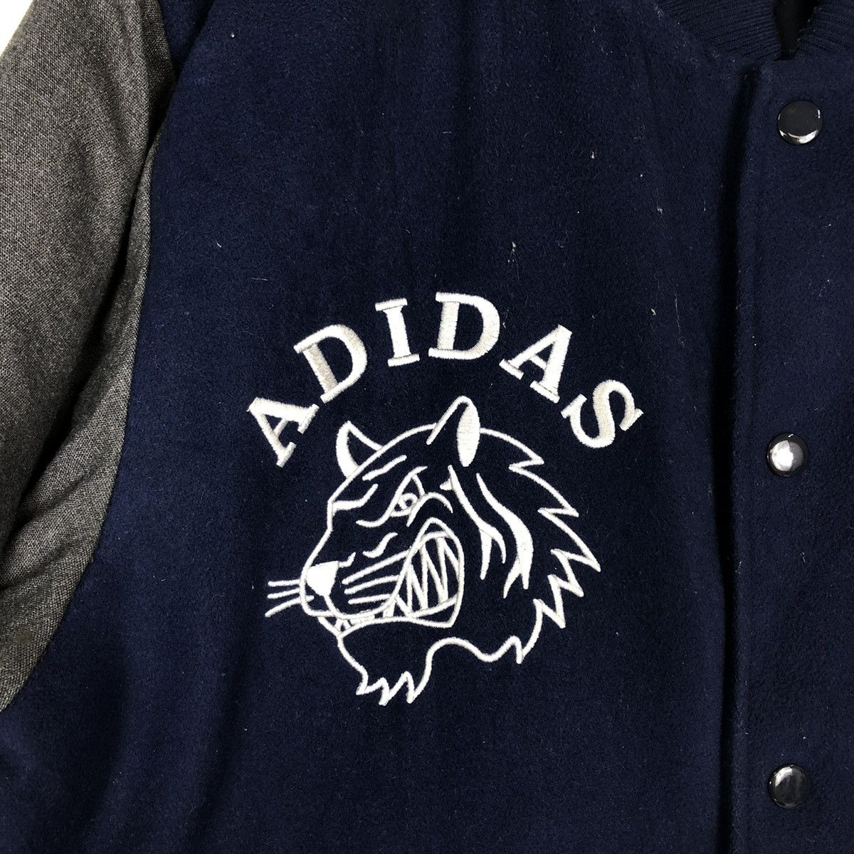 Adidas 🔥VINTAGE VARSITY JACKET ADIDAS BIG LOGO FULL PRINT Size US M / EU 48-50 / 2 - 18 Thumbnail