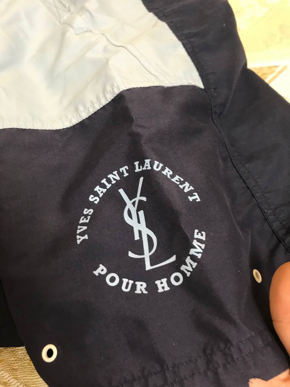Yves Saint Laurent 🔥 Yves Saint Laurent Swim Shorts Trunks Logo Vintage Y2K Size US 34 / EU 50 - 6 Thumbnail