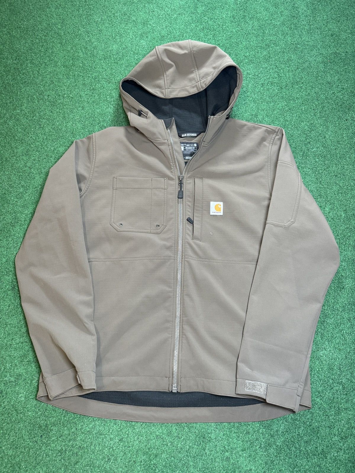 Carhartt Carhartt Rain Defender Hooded Relaxed Fit 0J3829-M Jacket Size US L / EU 52-54 / 3 - 1 Thumbnail