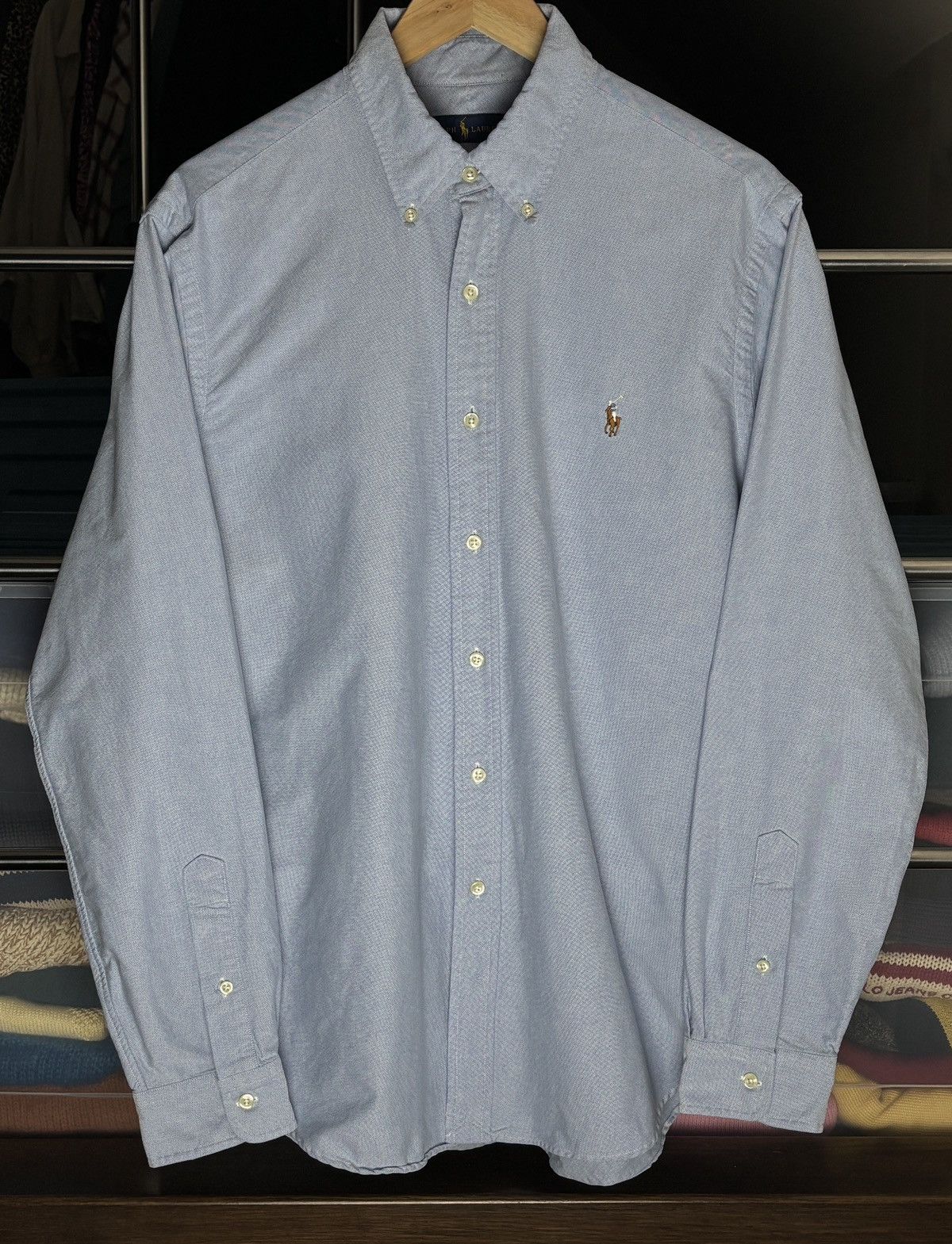 Ralph Lauren Ralph Lauren classic blue long sleeve vintage oxford shirt Size US L / EU 52-54 / 3 - 1 Thumbnail