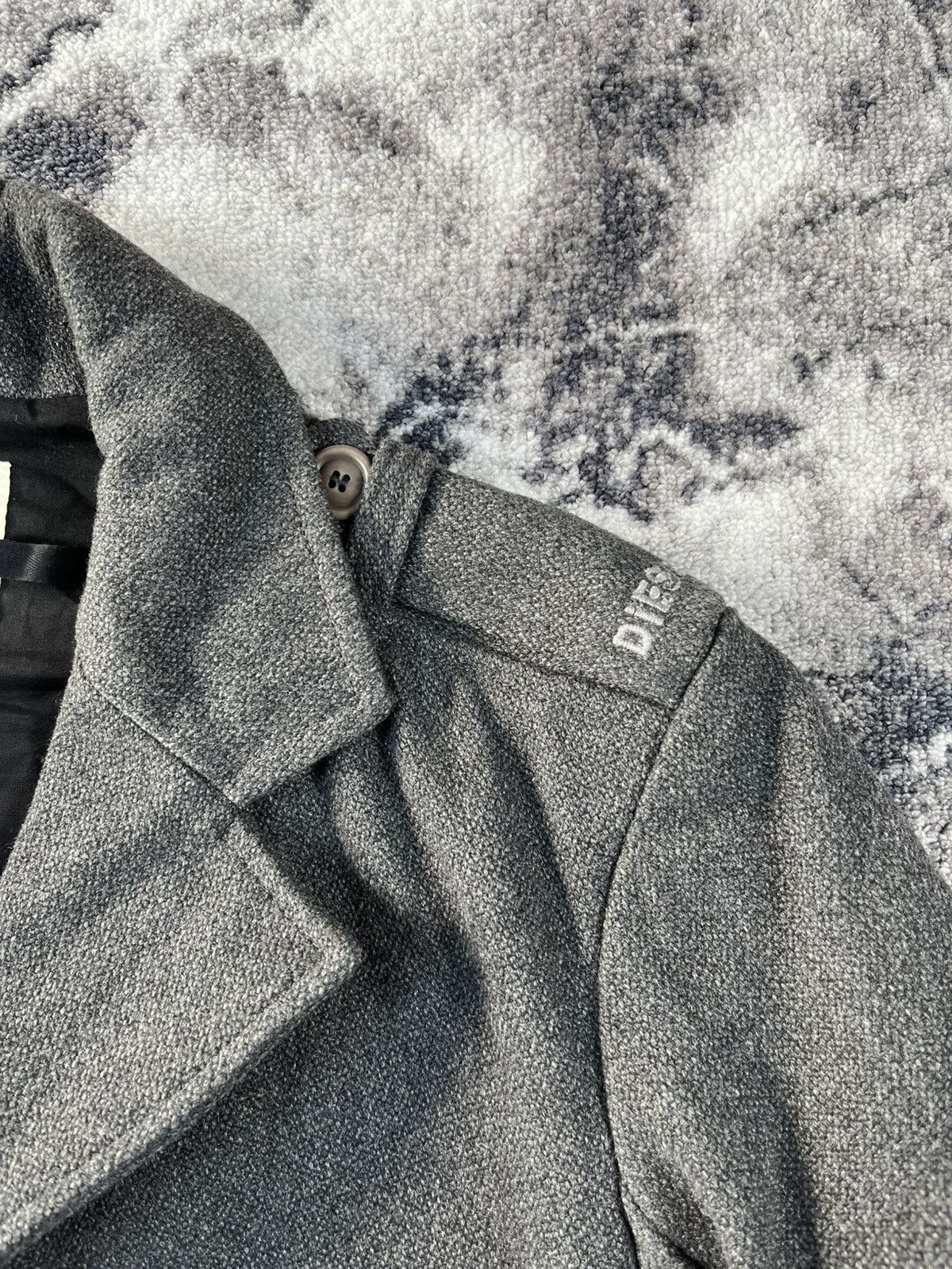 Diesel Diesel Wool Zip Jacket Minimal Distressed Fit M Size US M / EU 48-50 / 2 - 5 Thumbnail