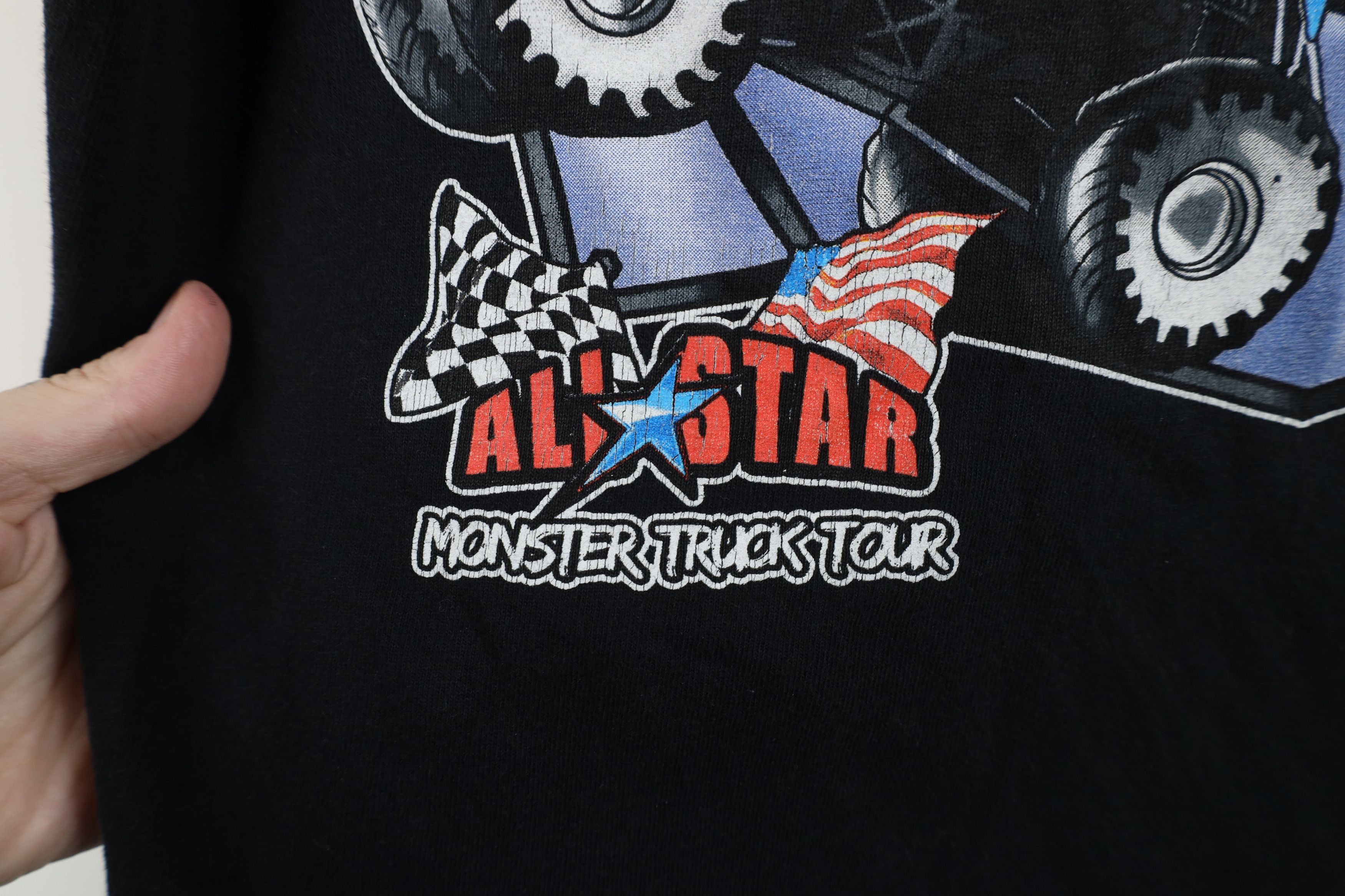 Vintage Y2K Streetwear All Star Monster Truck Tour T-Shirt Black Size US L / EU 52-54 / 3 - 5 Thumbnail