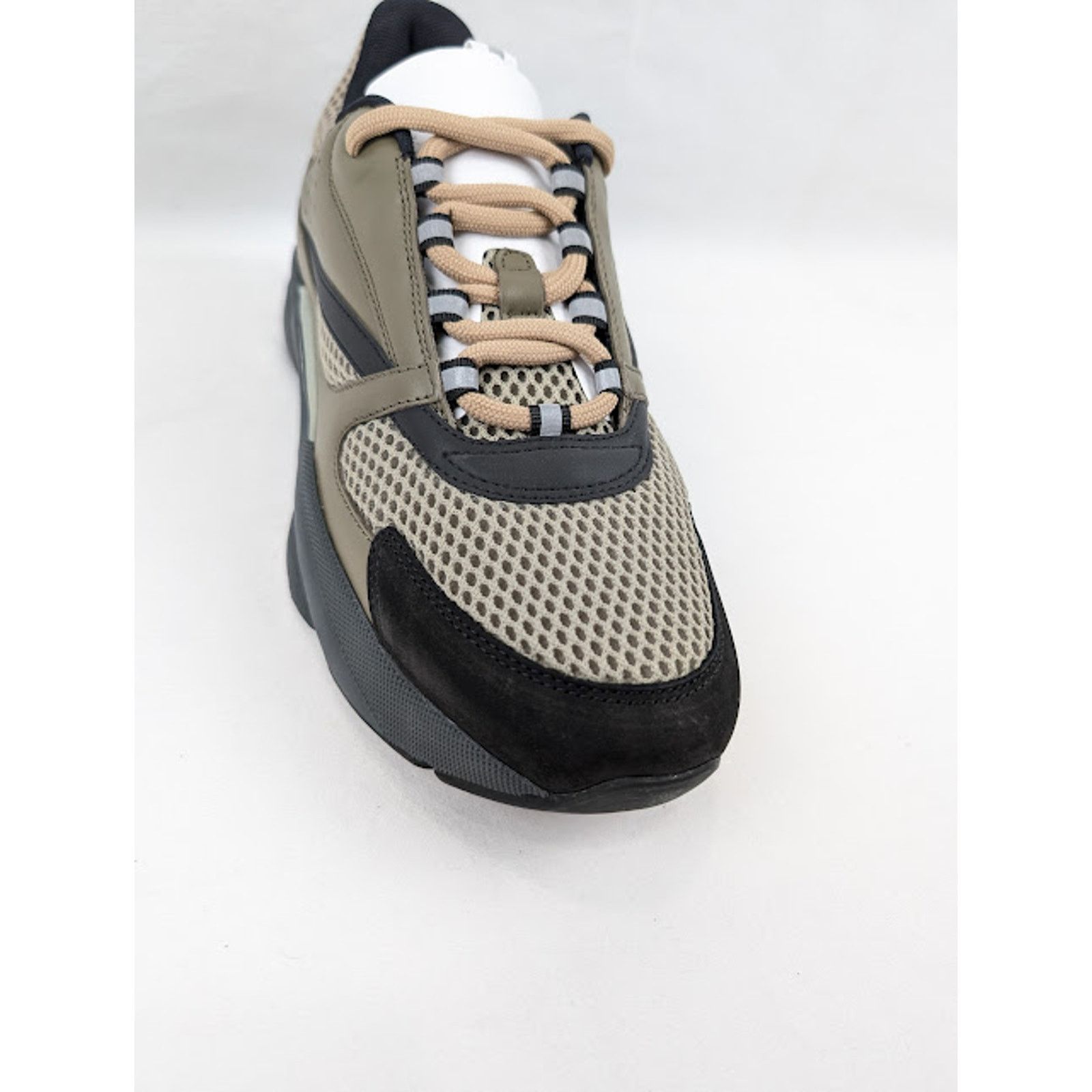 Dior o1rshd1 B22 Calfskin Mesh Sneakers in Khaki Size US 13 / EU 46 - 5 Thumbnail