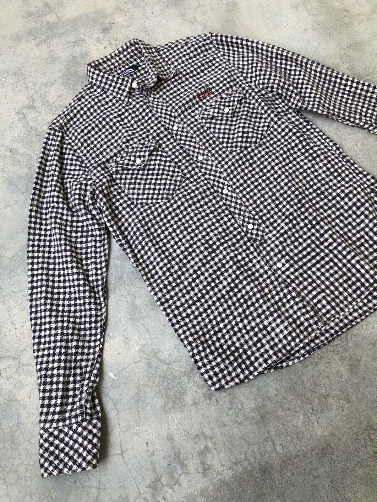 Hysteric Glamour Hysteric Glamour Flannel Black And White Checkered Size US L / EU 52-54 / 3 - 4 Thumbnail
