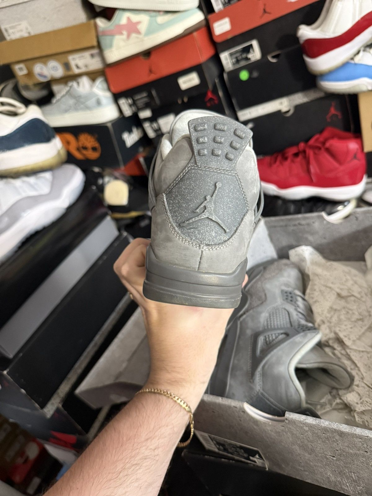 Jordan Brand Jordan retro 4 wet cement sz 8 Size US 8 / EU 41 - 4 Thumbnail