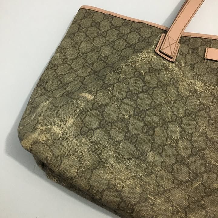 Gucci Gucci GG Supreme Canvas Leather Totebag Authentic Size ONE SIZE - 5 Thumbnail