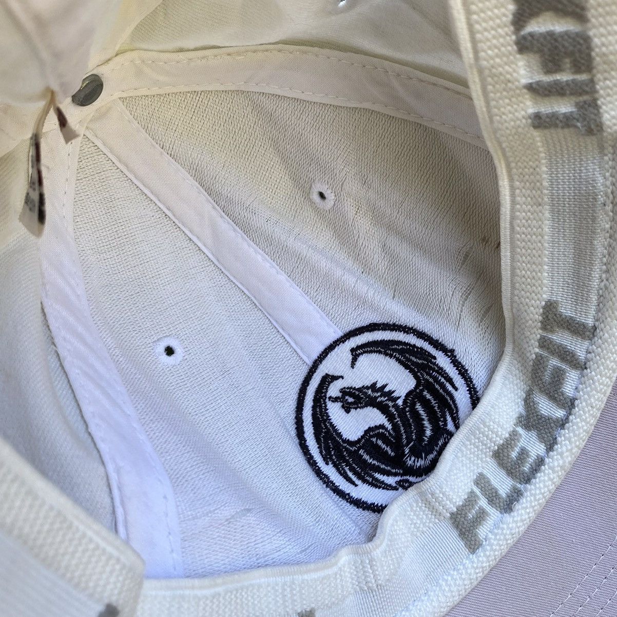 Vintage 🔥Distressed🔥Y2K Vintage Dragon Optical Skatebord Cap Flexfit Size ONE SIZE - 11 Thumbnail