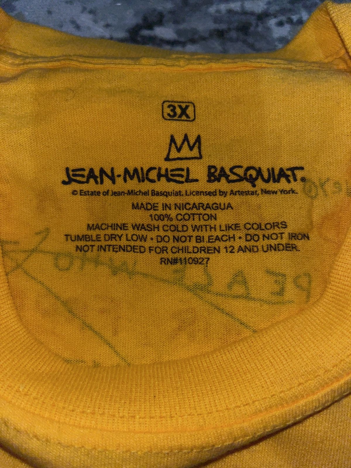 Jean-Michel Basquiat JEAN-MICHEL BASQUIAT TEE Size US XXL / EU 58 / 5 - 2 Thumbnail