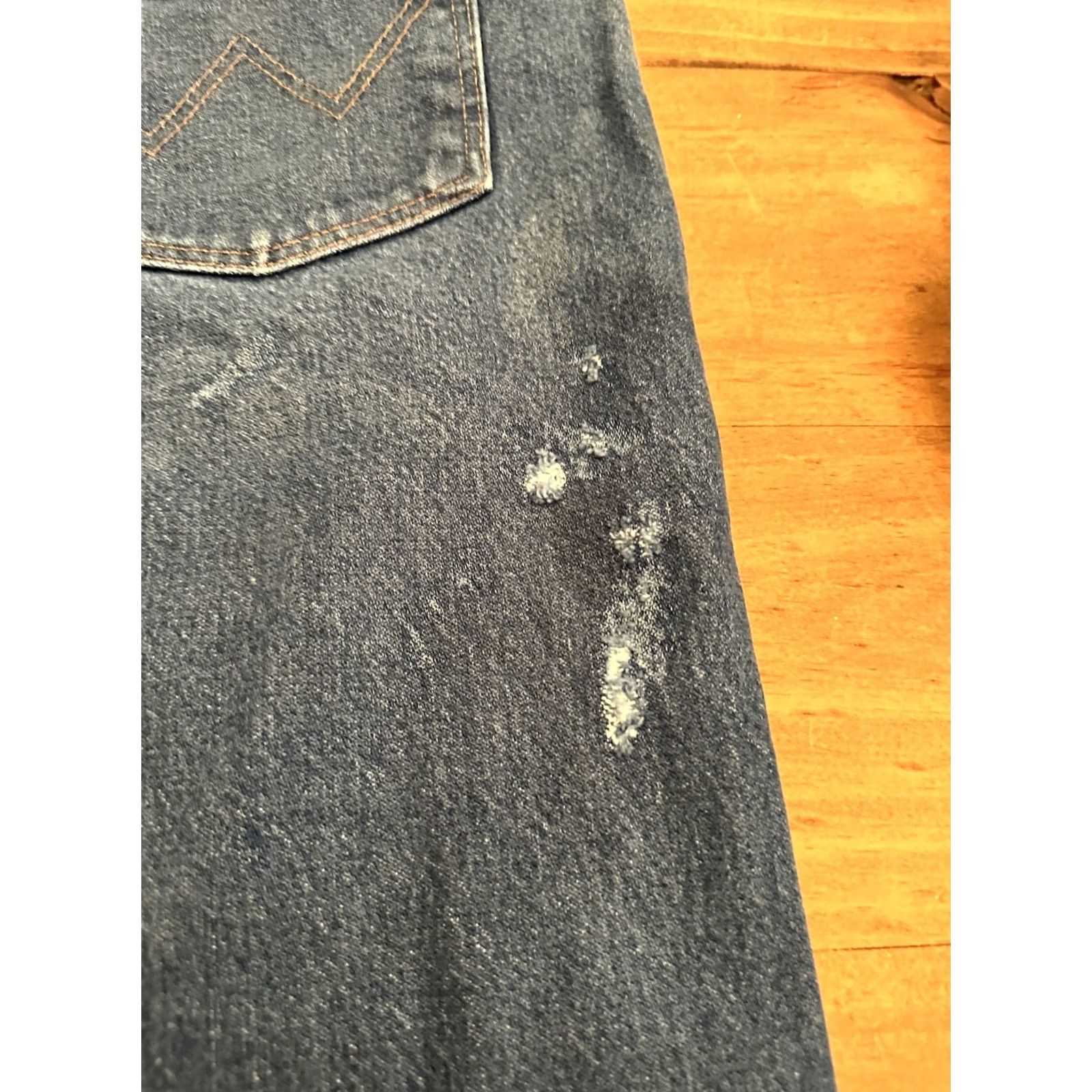 Wrangler VINTAGE Wrangler Jeans Cowboy Bootcut 38x32 Denim USA Made 13MWZK Blue Mens Size US 38 / EU 54 - 6 Thumbnail