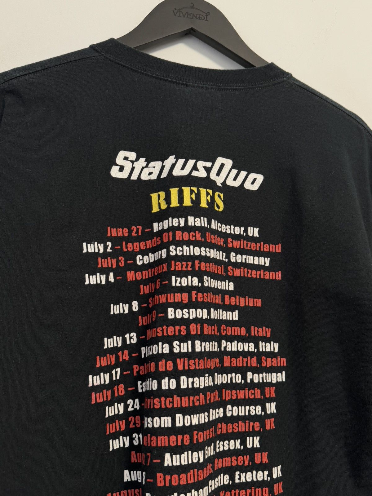 Band Tees Vintage 2004 Status Quo World Tour Size US M / EU 48-50 / 2 - 9 Thumbnail