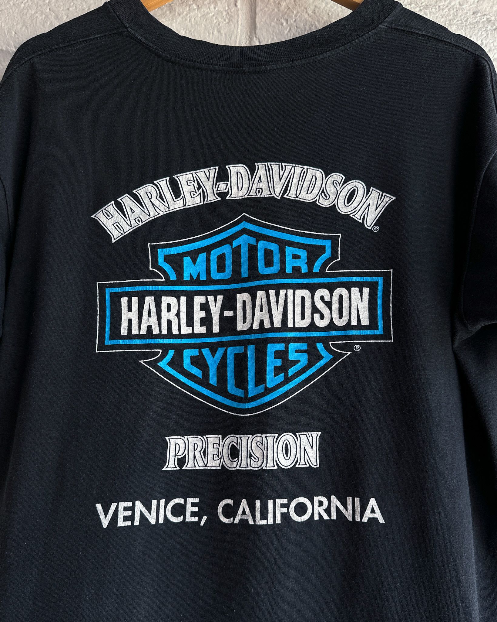 Harley Davidson Vintage 90s Harley Davidson Venice Beach California T Shirt Size US L / EU 52-54 / 3 - 2 Thumbnail