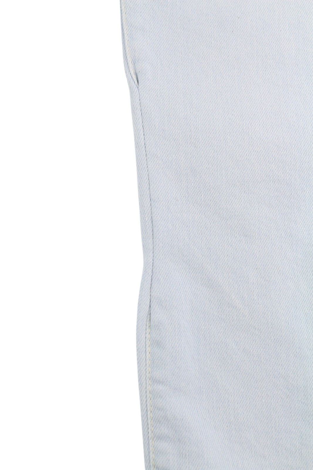 R13 ROMEO 28 Washed Blue Stretch Cropped Zip 84458 Size 28" / US 6 / IT 42 - 12 Thumbnail