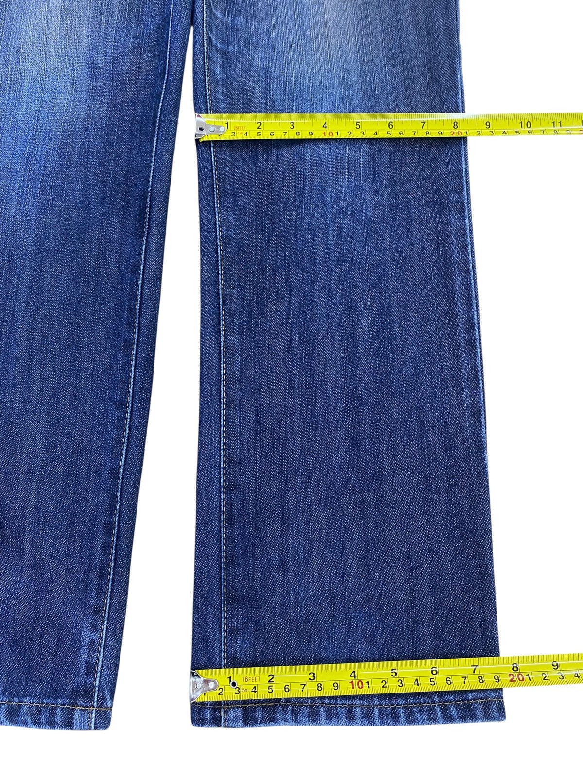 Edwin Edwin Whiskers Dark Blue Wash Style Loose Jeans Size US 30 / EU 46 - 8 Thumbnail