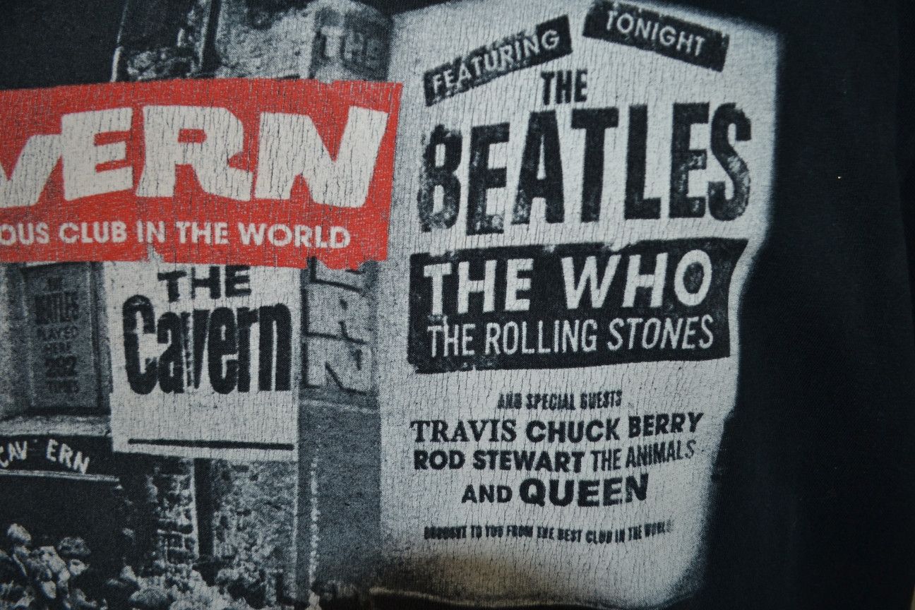 Band Tees The Cavern Club Of Liverpool The Beatles Stones Who Queen L Size US L / EU 52-54 / 3 - 5 Thumbnail