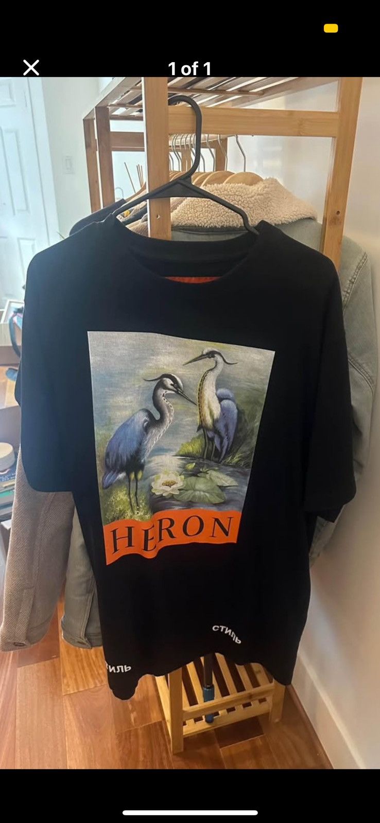 Heron Preston Heron Preston OG Herons Tee Size US S / EU 44-46 / 1 - 1 Preview
