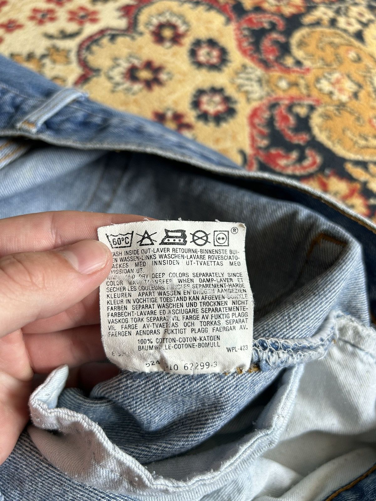 Levi's Vintage Clothing Vintage Levi’s 501 made in usa denim jeans pants Size US 40 / EU 56 - 17 Thumbnail