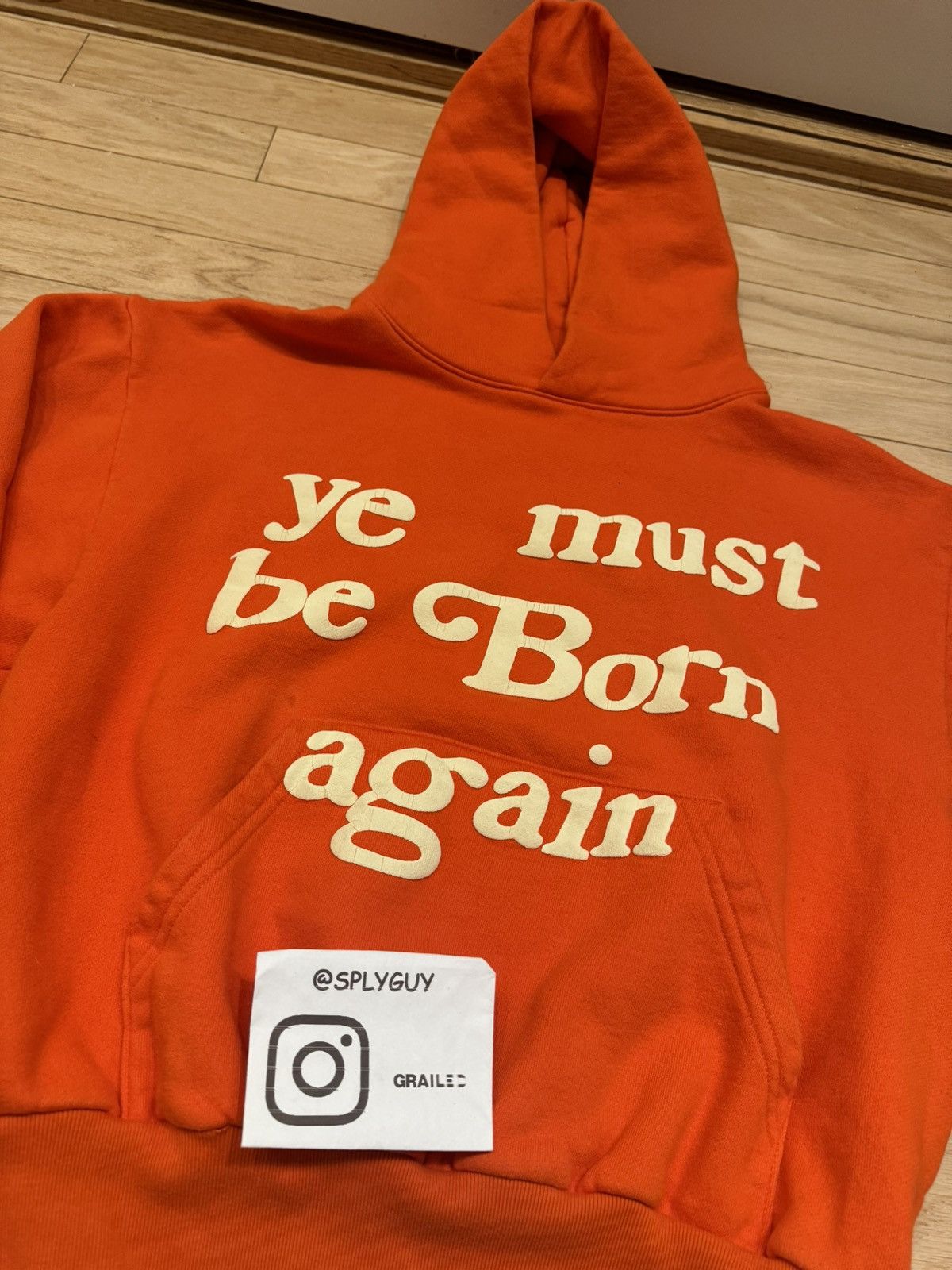 Fear of god ye must be born again hoodie clearance